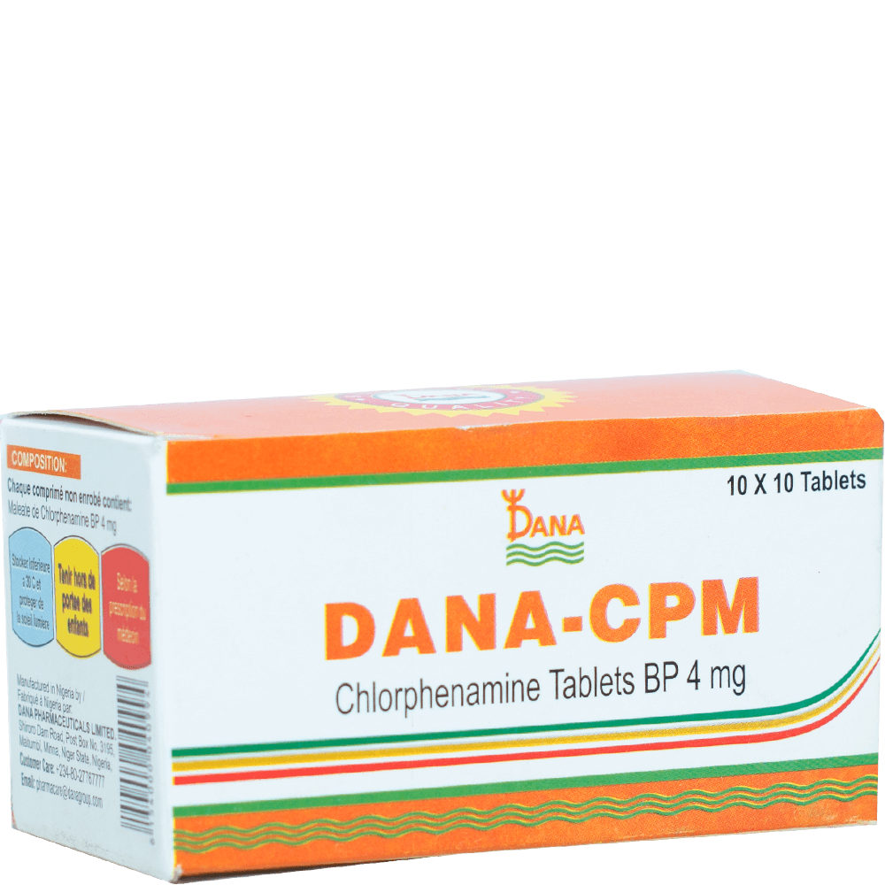 Dana CPM Tablets Dana Pharmaceuticals