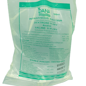 Dana 5%  Dextrose  Saline 500ML